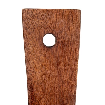 Storied Home Mango Wood Cheese/Cutting Board With Handle, Walnut Finish 4 Storied Home Mango Wood Cheese/Cutting Board With Handle, Walnut Finish - Image 2