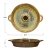 Storied Home Stoneware Dish With Toothpick Holder, Reactive Glaze, Brown (Each One Will Vary) 1 Storied Home Stoneware Dish With Toothpick Holder, Reactive Glaze, Brown (Each One Will Vary) -Interio Store GUEST 6b1b931e b2ae 430d aa68 1c45be72b7b2