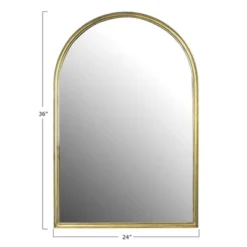Arched Metal Wall Mirror Gold - Storied Home -Interio Store GUEST 6bf0f753 5667 4bf9 8abf 46ab695867eb