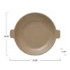Storied Home Stoneware Plate With Handles, Matte Beige Reactive Glaze 1 Storied Home Stoneware Plate With Handles, Matte Beige Reactive Glaze -Interio Store GUEST 6c2484b5 ff57 422a ac7c 1e377acbba77