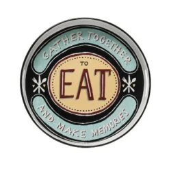 Storied Home 15" Round "Gather Together To Each And Make Memories" Enameled Metal Tray With Cut-out Handles 9 Storied Home 15" Round "Gather Together To Each And Make Memories" Enameled Metal Tray With Cut-out Handles -Interio Store GUEST 71b15de1 7f38 4ef4 8a56 4df8598b6ca5