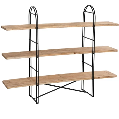 Eitri Wood And Metal Adjustable Shelving Unit 11 Eitri Wood And Metal Adjustable Shelving Unit - Image 9