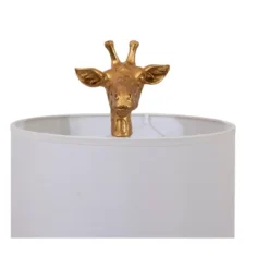 Storied Home Resin Giraffe Table Lamp With Linen Shade, Distressed Gold 19 Storied Home Resin Giraffe Table Lamp With Linen Shade, Distressed Gold -Interio Store GUEST 767e7c18 c0bb 4ee5 8508 304dcb5eac2c