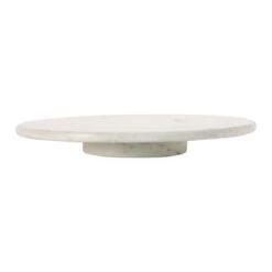 Storied Home Marble Lazy Susan, White 14 Storied Home Marble Lazy Susan, White -Interio Store GUEST 788219ae 5baa 4f7d 9958 4231852f28f7