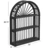 Storied Home Arched Bamboo And Wood Wall Shelf, Black 2 Storied Home Arched Bamboo And Wood Wall Shelf, Black -Interio Store GUEST 78839192 284f 4c1e bb30 9e2b81b67b21