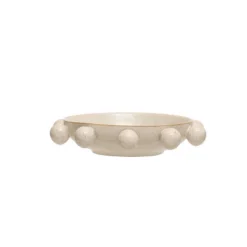 Storied Home 9.75 Inches Stoneware Bowl With Orbs And Reactive Glaze -Interio Store GUEST 7b333179 8d3d 4c7c 9832 8b4e74e1dfbb
