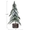 Storied Home Faux Fir Tree With Wood Base And Snow Finish, Green 2 Storied Home Faux Fir Tree With Wood Base And Snow Finish, Green -Interio Store GUEST 7bc1b1ac cabc 4224 a956 53805557a289
