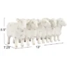 Storied Home Farmhouse Resin Sheep Planter, White