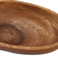 Storied Home Modern Acacia Wood Appetizer Bowl With 3 Compartments, Natural -Interio Store GUEST 7d674df5 cf34 4934 bfe6 800a06064cc8