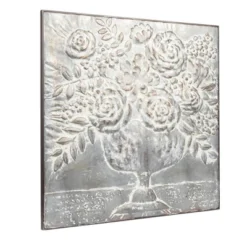 Square Metal Floral Bouquets Wall Décor - Storied Home 13 Square Metal Floral Bouquets Wall Décor - Storied Home -Interio Store GUEST 7e4681c1 c706 47ca b94e 2d469b7e6d40