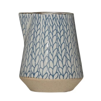 Storied Home Hand-Painted Stoneware Sugar & Creamer (Set Of 2 Pieces) 4 Storied Home Hand-Painted Stoneware Sugar & Creamer (Set Of 2 Pieces) - Image 3