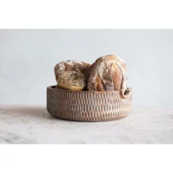 Storied Home Hand-Carved Mango Wood Bowl W/ Spout (Each One Will Vary) -Interio Store GUEST 82a773a7 5076 4d36 bea0 f5c842109220