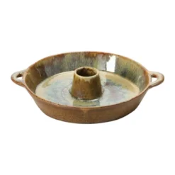 Storied Home Stoneware Dish With Toothpick Holder, Reactive Glaze, Brown (Each One Will Vary) 9 Storied Home Stoneware Dish With Toothpick Holder, Reactive Glaze, Brown (Each One Will Vary) -Interio Store GUEST 8399a87a 87de 442f a230 303516fccbf6