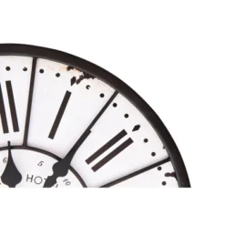 24" Round Metal & Wood Wall Clock White - Storied Home 16 24" Round Metal & Wood Wall Clock White - Storied Home -Interio Store GUEST 840dba1f 620f 4d83 9d1a 4d5953a3f4b8