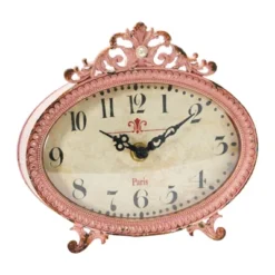 Storied Home Distressed Pewter Mantel Clock 17 Storied Home Distressed Pewter Mantel Clock -Interio Store GUEST 84bdcf5b 4c42 458e 8d0c 3e6efff52535