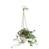 Jute Hanging Planter (8.5") - Storied Home: Indoor Bohemian Stoneware, No Assembly, Ceiling Mount -Interio Store GUEST 857cd714 84e5 4126 81e3 772679bd5d83