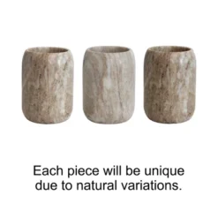 Storied Home Modern Marble Bottle Holder, Beige 14 Storied Home Modern Marble Bottle Holder, Beige -Interio Store GUEST 867bc1c4 14f4 4881 869f 1f66c9c94cbd