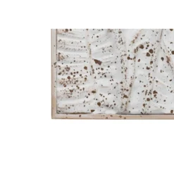 Set Of 2 Metal Decorative Wall Décor With Flowers White - Storied Home -Interio Store GUEST 8b64a243 7125 438d 8c87 bff9ce4be653