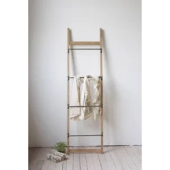 Metal & Wood Wall Rack - Storied Home