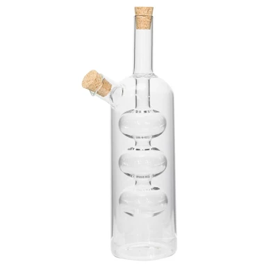 Storied Home Hand-Blown Glass Oil And Vinegar Cruet 5 Storied Home Hand-Blown Glass Oil And Vinegar Cruet - Image 3