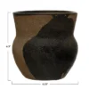 Storied Home Terra-cotta Planter With Design, Brown & Black (Holds 4" Pot) 2 Storied Home Terra-cotta Planter With Design, Brown & Black (Holds 4" Pot) -Interio Store GUEST 9cd90019 09ac 4ace 921f e83ca37e267f