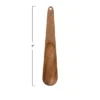 Storied Home Hand Carved Acacia Wood Scoop, Natural