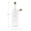 Storied Home Hand-Blown Glass Oil And Vinegar Cruet
