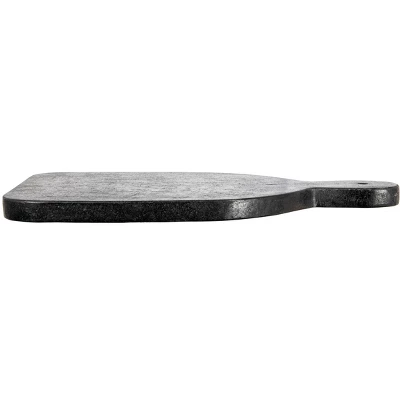 Storied Home Wide Marble Cutting Or Charcuterie Board With Handle, Black 4 Storied Home Wide Marble Cutting Or Charcuterie Board With Handle, Black - Image 2