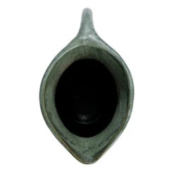 Storied Home Round Stoneware Pitcher With Reactive Glaze, Matte Teal -Interio Store GUEST a0bb9e69 24d3 4a53 a76e b43fa2d97cad