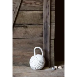 Rope Knot Door Stop - Tan - Storied Home