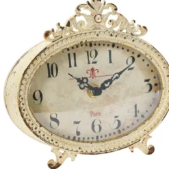 Storied Home Distressed Pewter Mantel Clock 12 Storied Home Distressed Pewter Mantel Clock -Interio Store GUEST a1aea1e6 644d 4732 94b5 37def5aa27f4