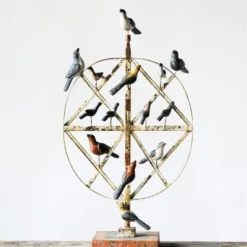 Decorative Figurine Birds On Wire - Storied Home