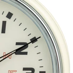 Storied Home Chic Round Wall Clock, Cream -Interio Store GUEST a4b7e5ea 2397 4726 a32c 437fd45957f6