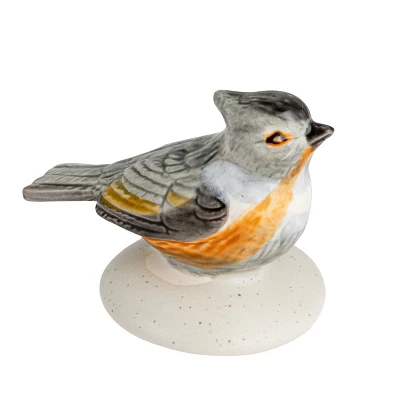 Storied Home Avian Grace Stoneware Napkin Holder With Weight, Multicolor 4 Storied Home Avian Grace Stoneware Napkin Holder With Weight, Multicolor - Image 2