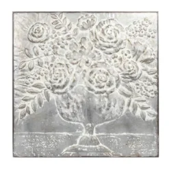 Square Metal Floral Bouquets Wall Décor - Storied Home 18 Square Metal Floral Bouquets Wall Décor - Storied Home -Interio Store GUEST aac40c9b 5aed 4488 ade3 0945733706e6