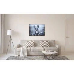 38.7" X 28.7" Donkey On Canvas Framed Wall Art Black/White -Storied Home -Interio Store GUEST ad2dcb23 7522 4932 8629 e20574aa9094