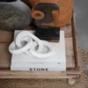 Storied Home Marble Chain Décor, White -Interio Store GUEST b0033644 8577 45e4 a88f 258e7bca25fe