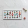 Storied Home Stoneware Platter With Santa's Elves Print, Multicolor 1 Storied Home Stoneware Platter With Santa's Elves Print, Multicolor -Interio Store GUEST b4e9c54a 131d 4773 8a3b 0cbe2510f339
