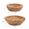 Storied Home Teakwood Bowls, Set Of 2 (Each One Will Vary) 1 Storied Home Teakwood Bowls, Set Of 2 (Each One Will Vary) -Interio Store GUEST b569e917 a4c1 45b2 8aaf ee0e1dc58ef2