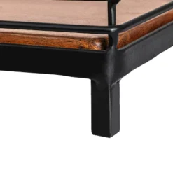 Storied Home 2-Tier Acacia Wood & Metal Stand -Interio Store GUEST b908b01a 586b 45d1 9ac0 0a7c5a373450