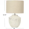 Storied Home Cement Table Lamp With Linen Shade, Distressed White 2 Storied Home Cement Table Lamp With Linen Shade, Distressed White -Interio Store GUEST ba377c20 f5d9 409c a354 1f339a20699f