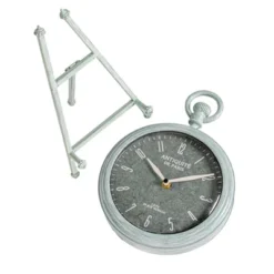 Storied Home Antique Reproduction Pewter Mantel Clock In Soft Blue Finish 16 Storied Home Antique Reproduction Pewter Mantel Clock In Soft Blue Finish -Interio Store GUEST bba392ff 7837 4c02 a192 374d2316eb31