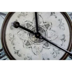 Storied Home Decorative Round Wood Wall Clock With Distressed Finish, Mint Green 11 Storied Home Decorative Round Wood Wall Clock With Distressed Finish, Mint Green -Interio Store GUEST c43d596f 6e74 437f 8692 d4ff72fce5b5