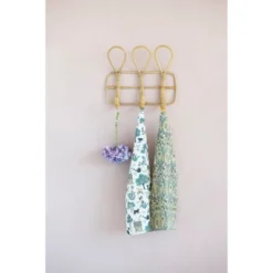 Storied Home Rattan Wall Hook With 3 Hooks