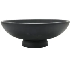 Storied Home Mango Wood Footed Bowl, Black 10 Storied Home Mango Wood Footed Bowl, Black -Interio Store GUEST c656efd0 15dd 4d15 8300 50a527b1c447