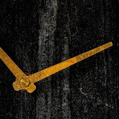 Storied Home Decorative Half Moon Marble Mantel Clock 9 Storied Home Decorative Half Moon Marble Mantel Clock - Image 7