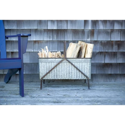 Iron Bucket Planter On Stand - Storied Home 4 Iron Bucket Planter On Stand - Storied Home - Image 2