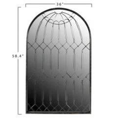 Arched Mirror With Iron Cage Design Wall Mirror - Storied Home -Interio Store GUEST c8b3a02f 5539 4204 b080 84beff6ffb0e