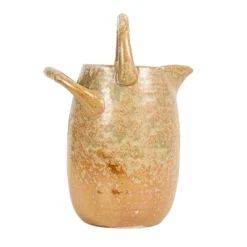 Storied Home Stoneware Watering Pitcher With Handles, Reactive Glaze -Interio Store GUEST c9281a6f 2eda 474d a549 e435a778b8a1