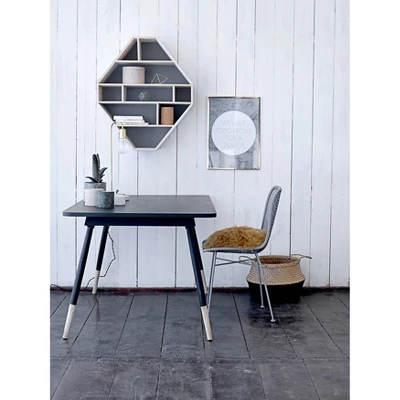 Seagrass Basket With Handles 11.5" X 19" Natural/Black - Storied Home 4 Seagrass Basket With Handles 11.5" X 19" Natural/Black - Storied Home - Image 2